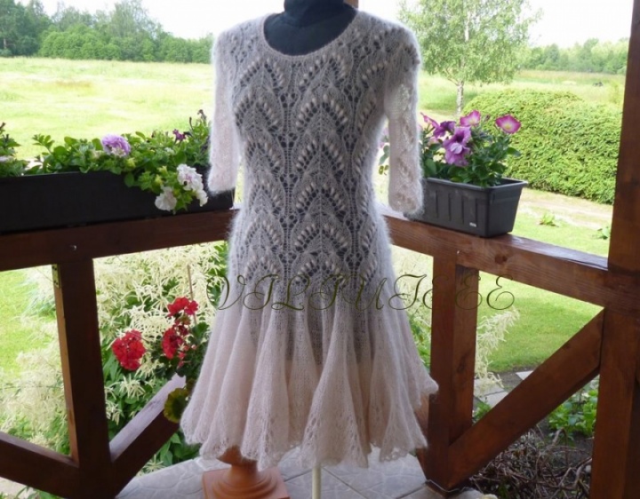 knitted dress mocherinė