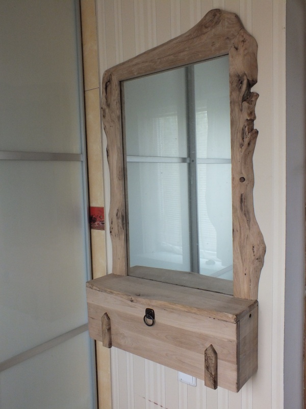 Mirror with cabinet