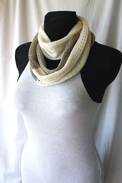Linen scarf-Snudy (028)