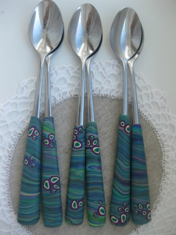 Latte spoons set