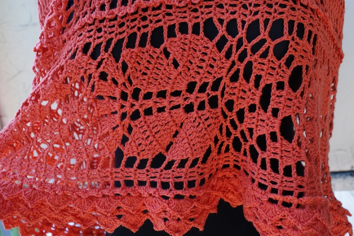 Crocheted dress Coral picture no. 3