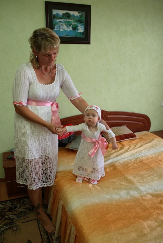 Dresses for mother and daughter