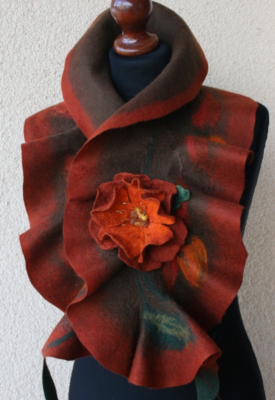 Scarf " Fall rings " picture no. 2