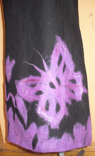 Coated with linen suknutė