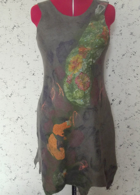 Wool and silk dresses