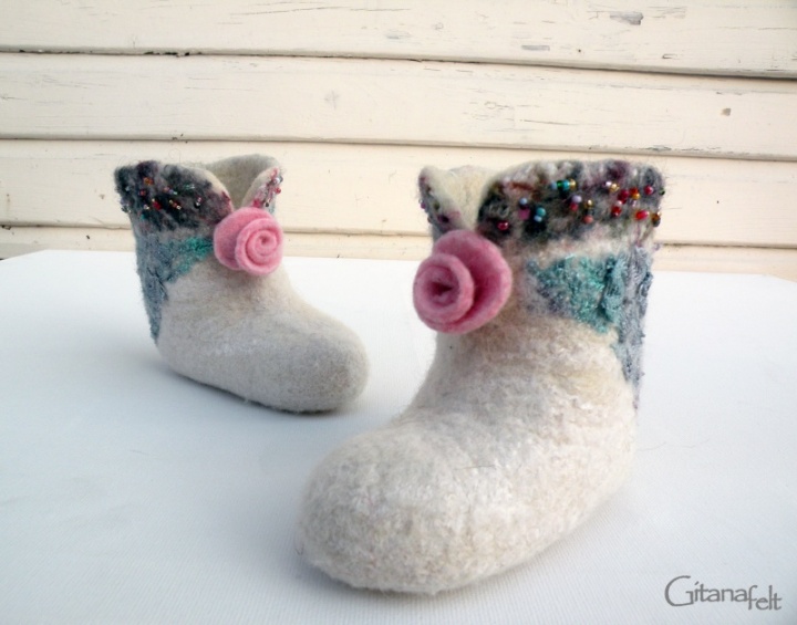 Felt baby shoes princess dream picture no. 2