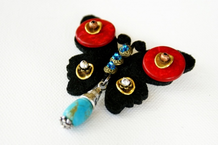 Brooch " Butterfly "