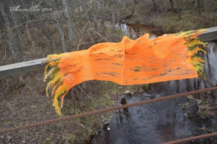 Orange cobweb