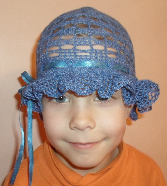 Blue summer hat 