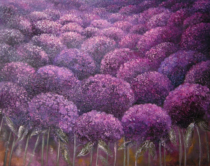 Lilac Hydrangea 70x55