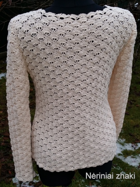 Crocheted Chanel style jacket picture no. 3