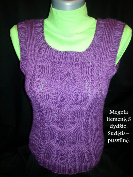 Knitted vest