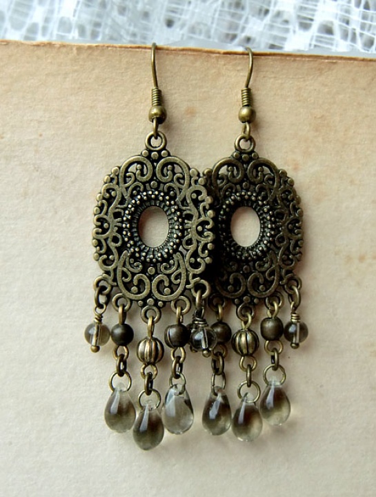 Earrings " Lace "