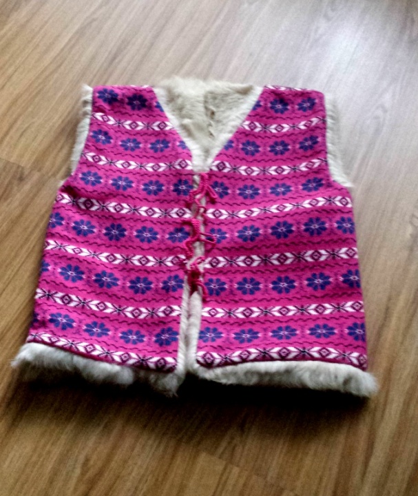 Baby fur vest