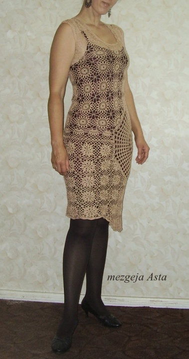 Dress crocheted dress