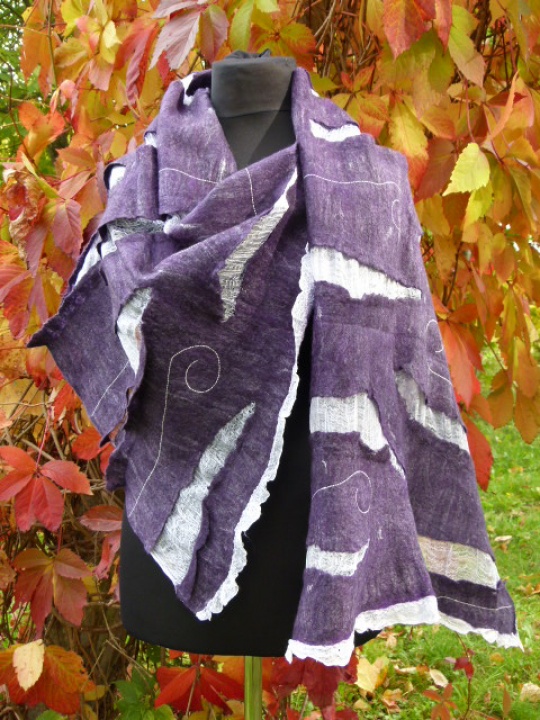 Felted cloak " Destiny "