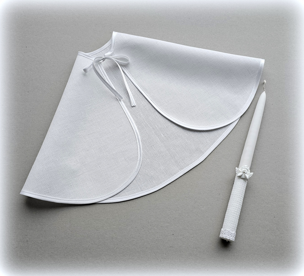 Knitted christening clothes for girls