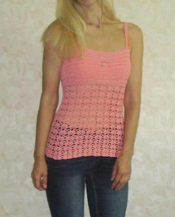 Crocheted blouse summer