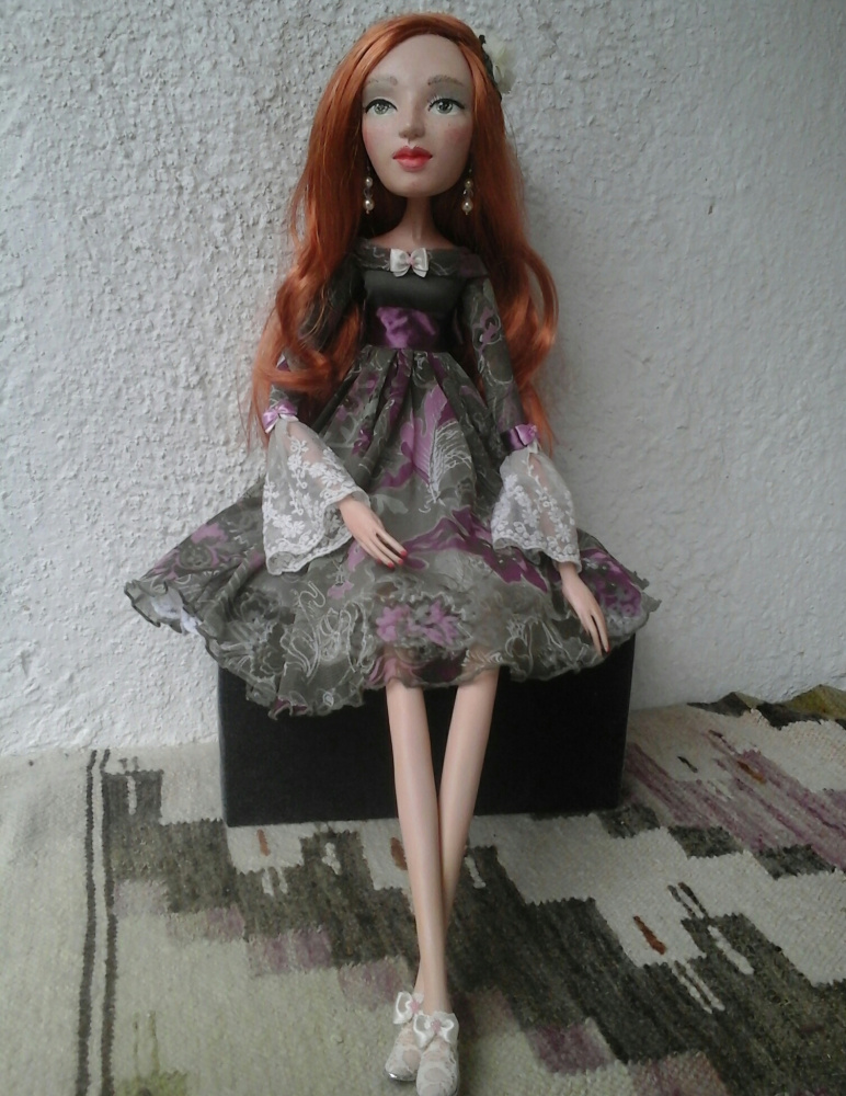 Handmade doll from simulations of interior