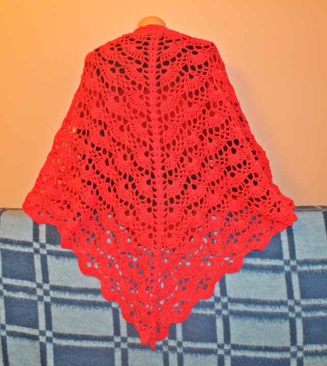 shawl crocheted