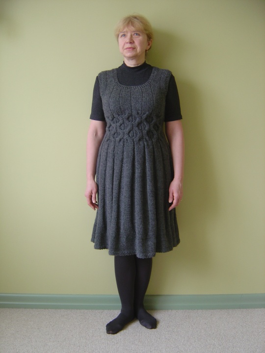 Knitted dress for