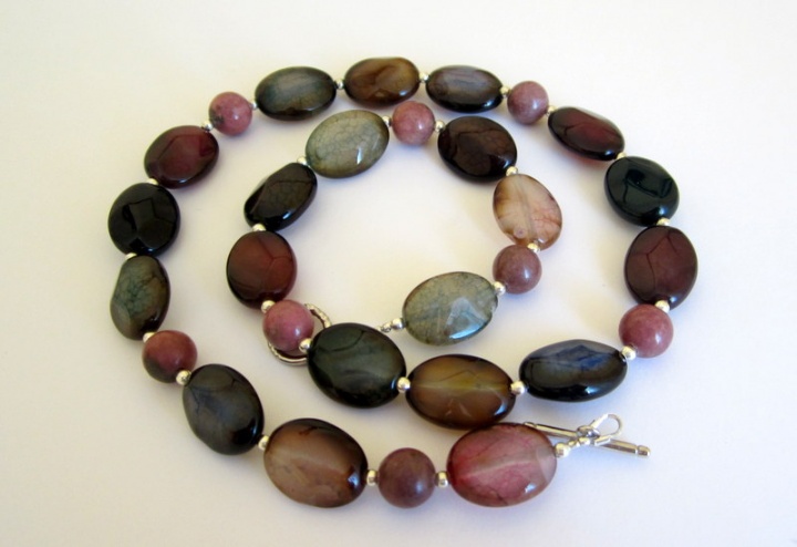 Agate necklace picture no. 2