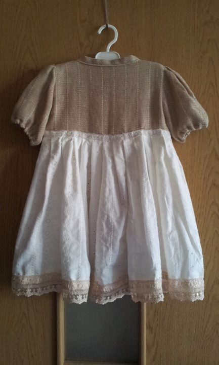 Linen dress Christening 92/98 cm picture no. 2