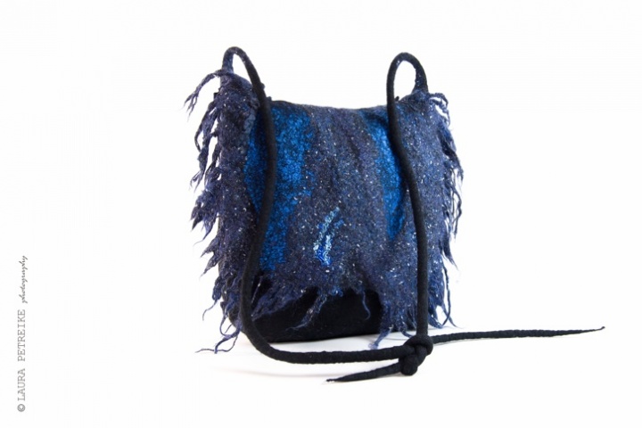 A piece of wool by manual night