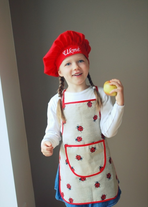 Children kitchen apron and hat picture no. 2