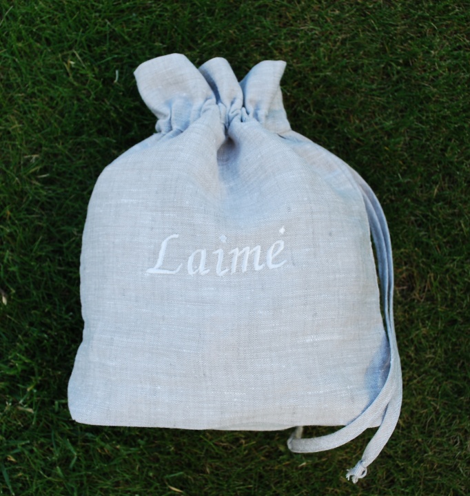 Linen happiness bag