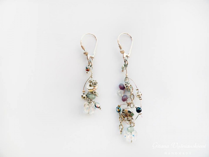 Earrings " Thought "