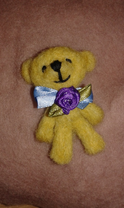 teddy bear brooch