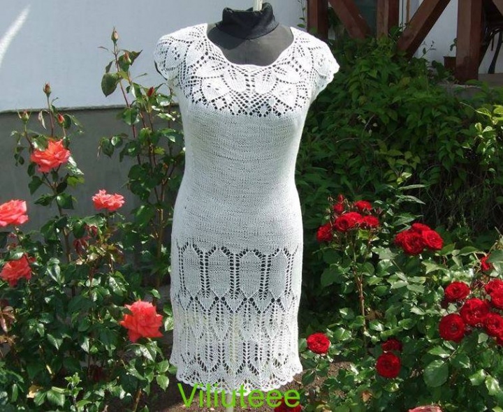knitted dresses of cotton