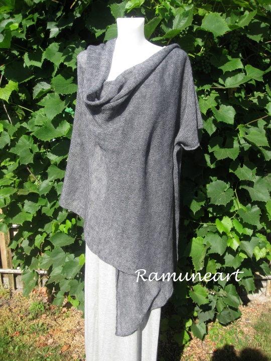 Big gray scarf