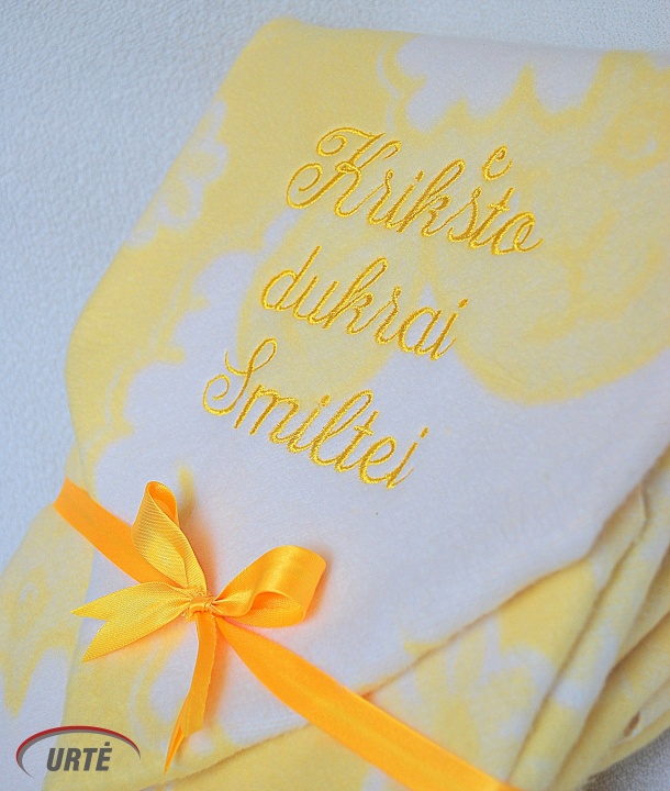 Cotton plaid christening daughter picture no. 2