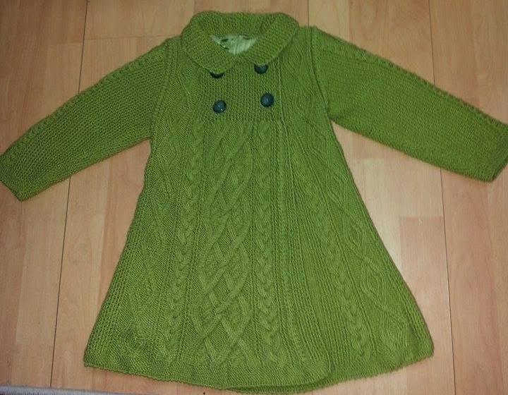Knitted coat " MOSS "