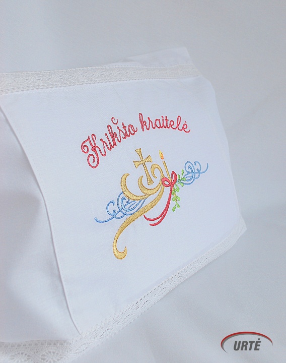 Baptism basket designed with the sacrament of baptism related doings store