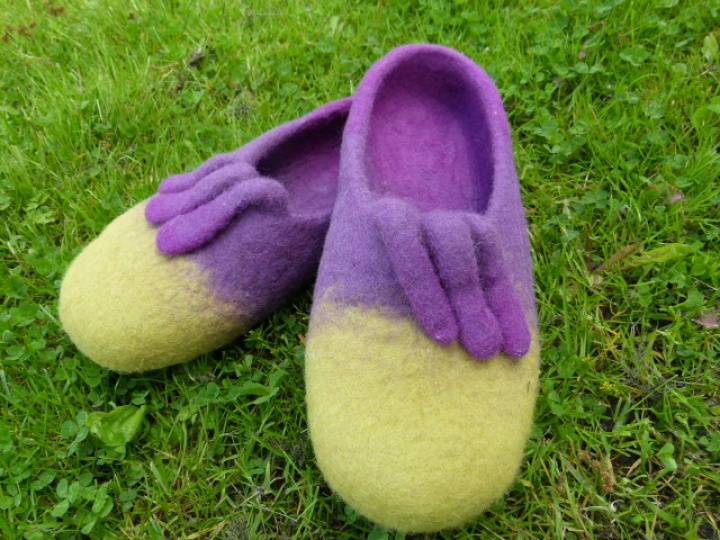 Felt slippers " close " picture no. 3
