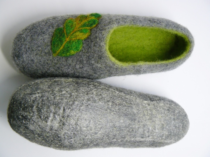 Felt slippers " Autumn " picture no. 3