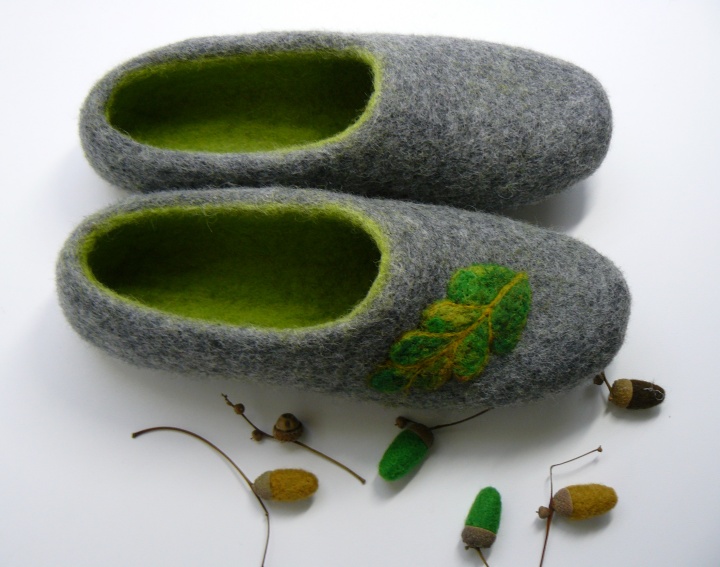 Felt slippers " Autumn " picture no. 2