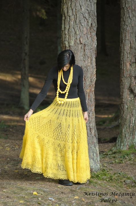 long mohair skirt