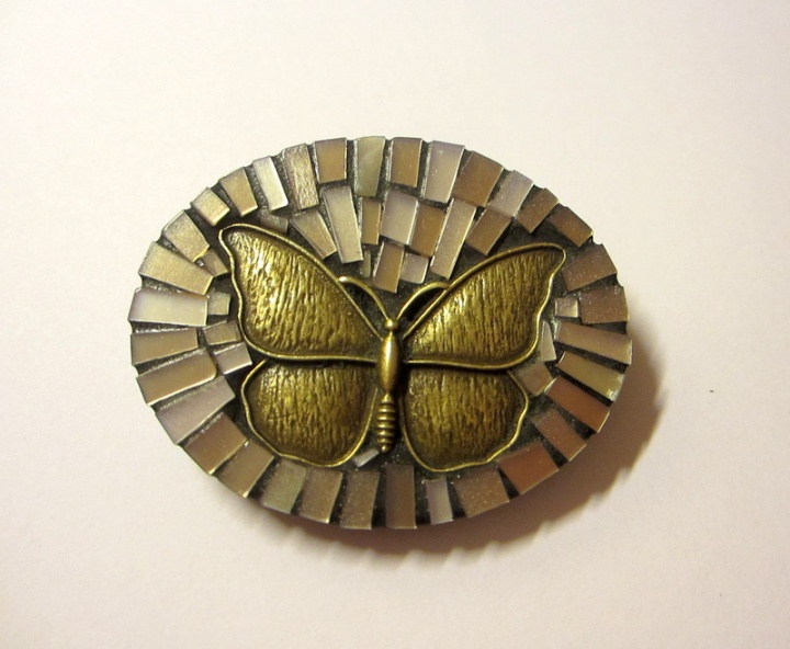Mosaic brooch " butterfly "
