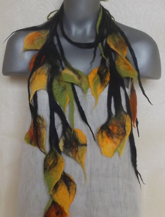 necklace " Autumn Leaves "