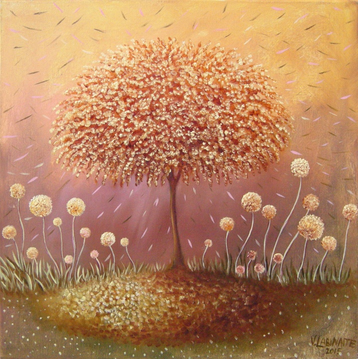Amber Autumn 35x35
