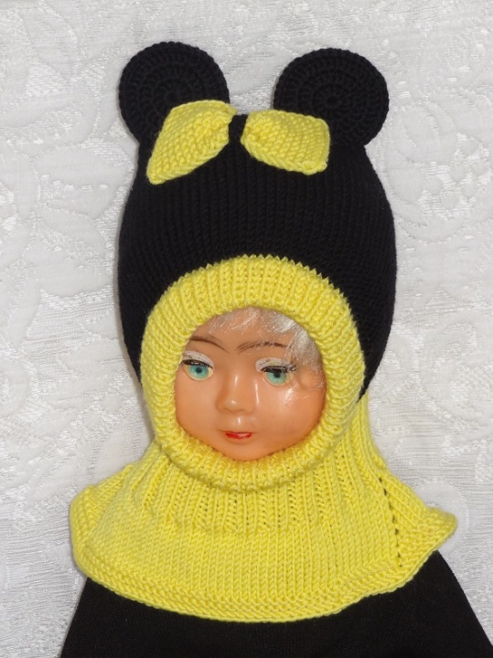 Yellow black hat helmet Mouse