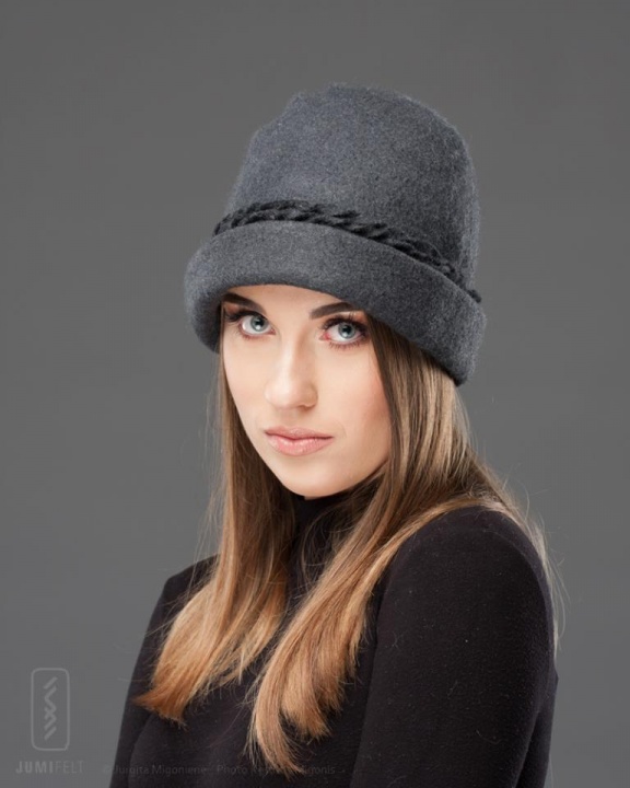 With gray stripe