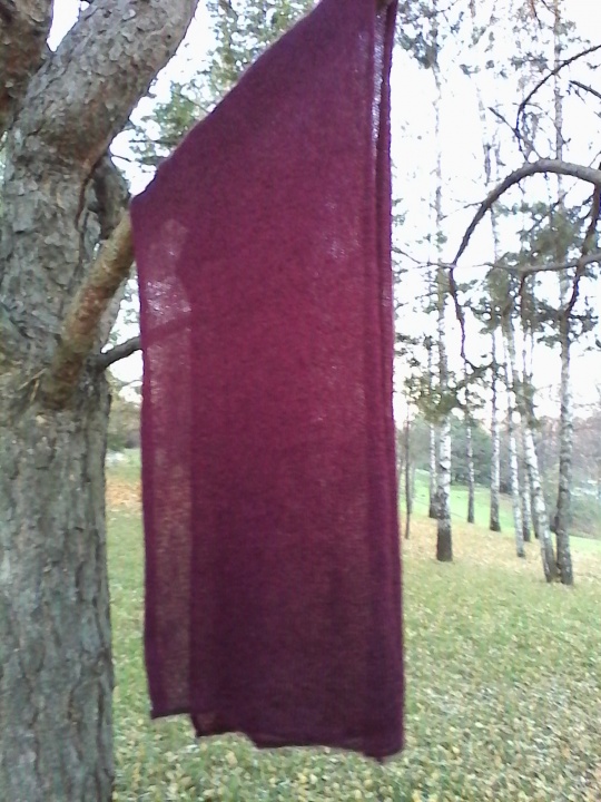 Knitted cloak of mohair picture no. 2