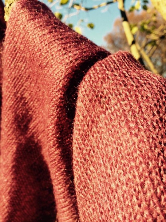 Knitted scarf in mohair picture no. 2
