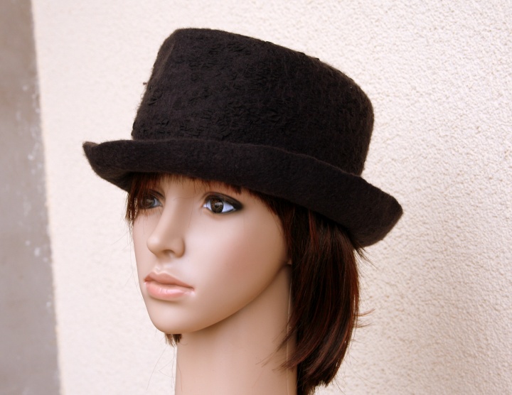 Felted hat ,, ,, Black Night