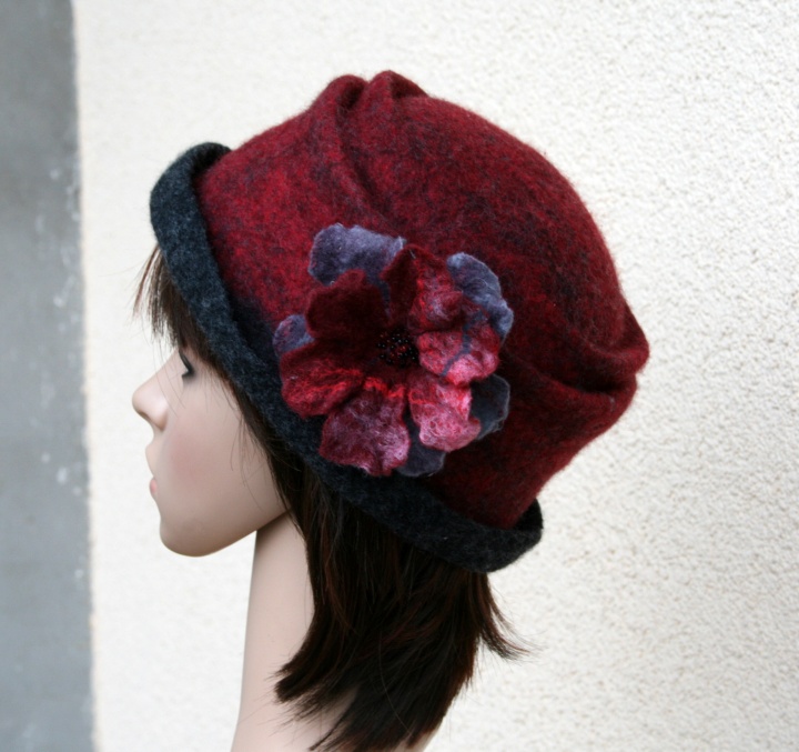 Felted hat ,, ,, Dawn picture no. 3